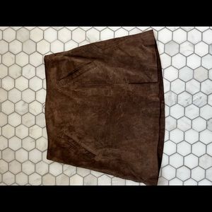 Suede Blank NYC mini skirt